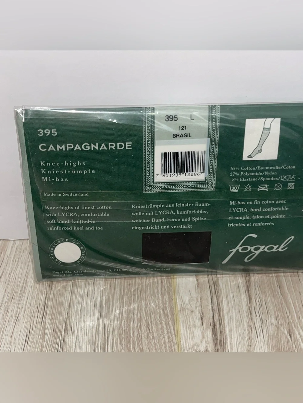 Campagnarde Knee-Highs in Brasil Size L